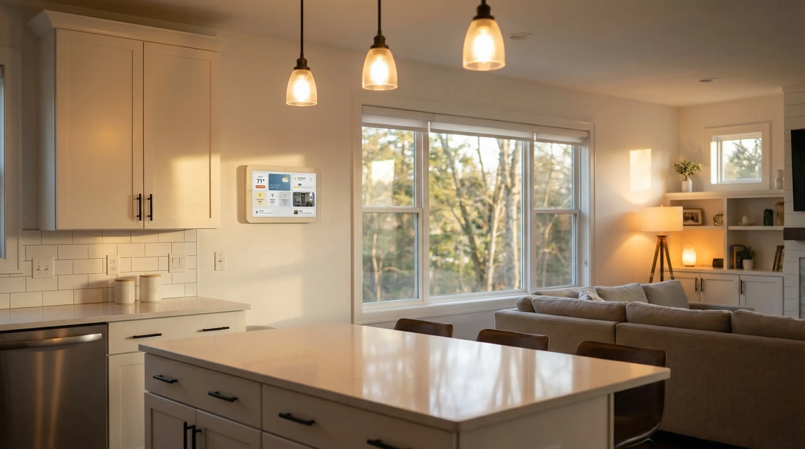 Amazon Echo Hub in a smart home setting