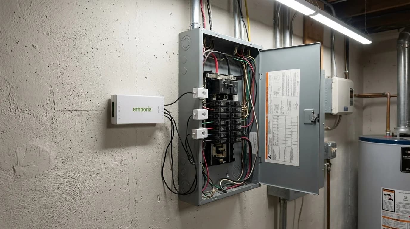 Emporia Vue 3 Whole-Home Energy Monitor in a smart home setting