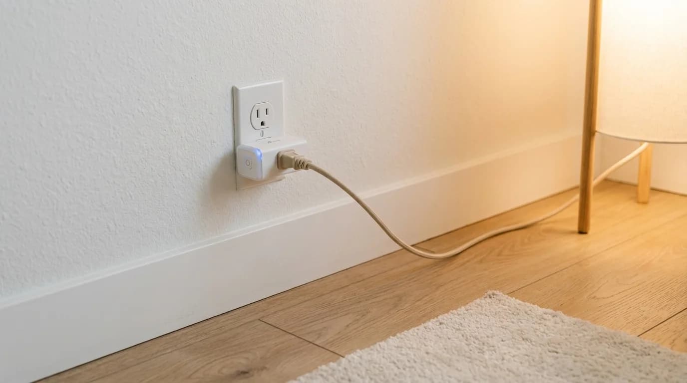 Kasa KP125M Matter Smart Plug in a smart home setting
