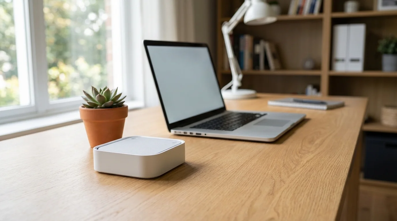 Samsung SmartThings Station in a smart home setting