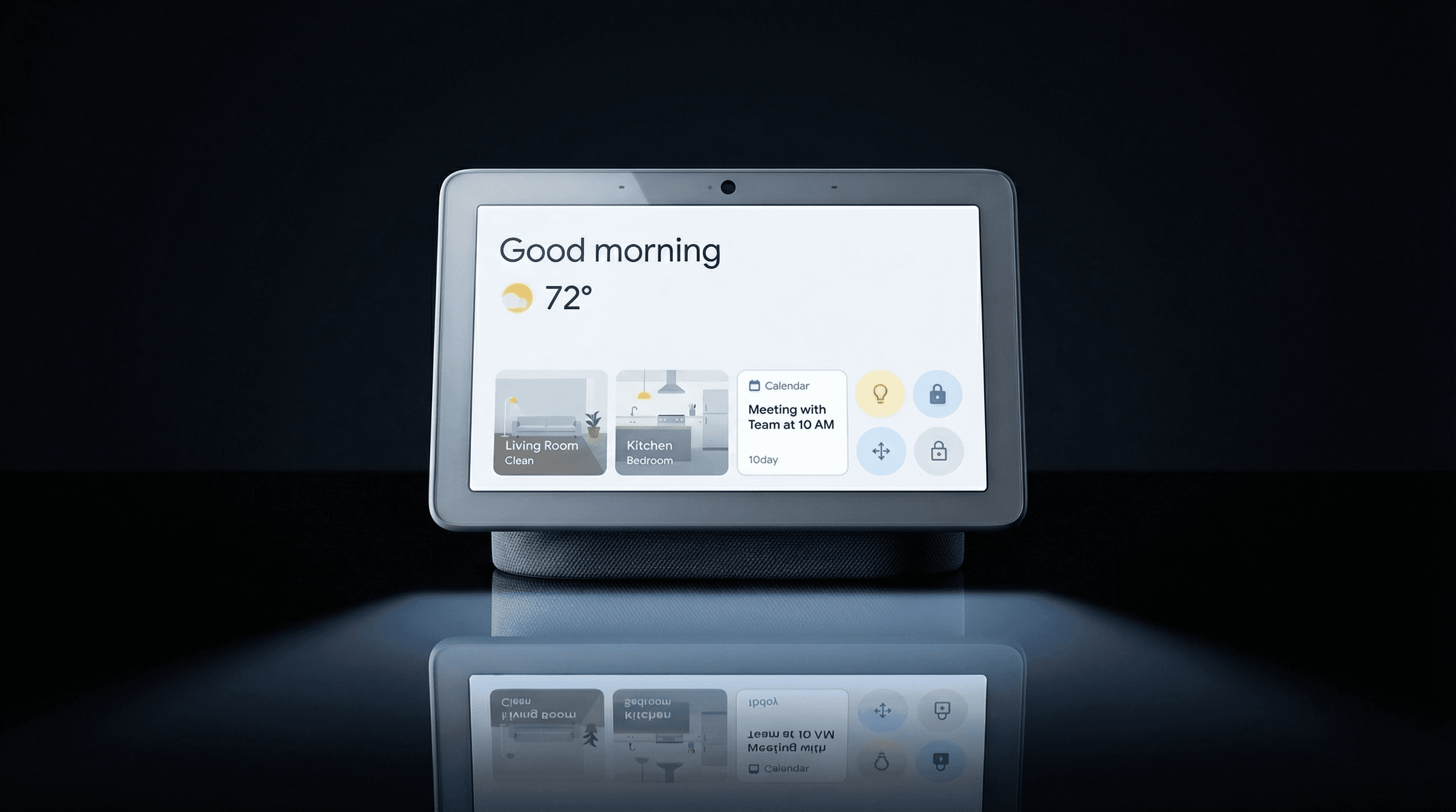 Smart home hub on display