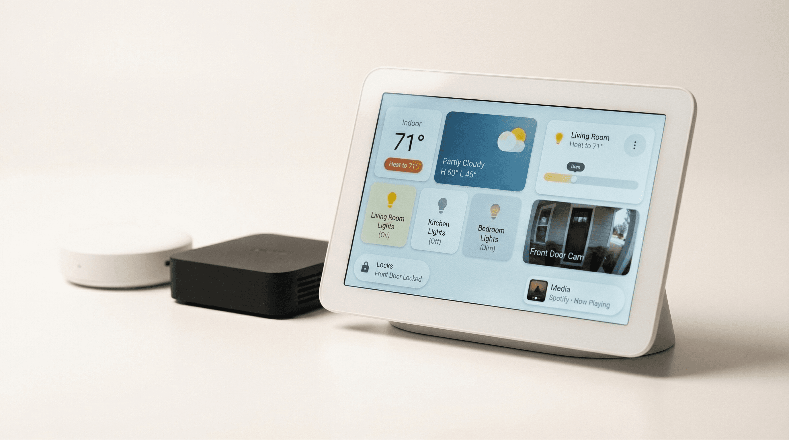 Smart home hub devices laid out for comparison