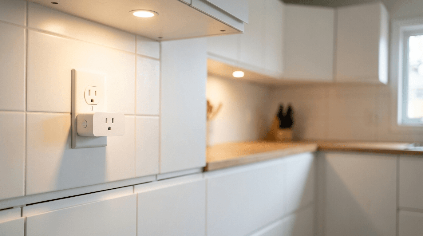 Smart home energy monitoring dashboard showing real-time power consumption